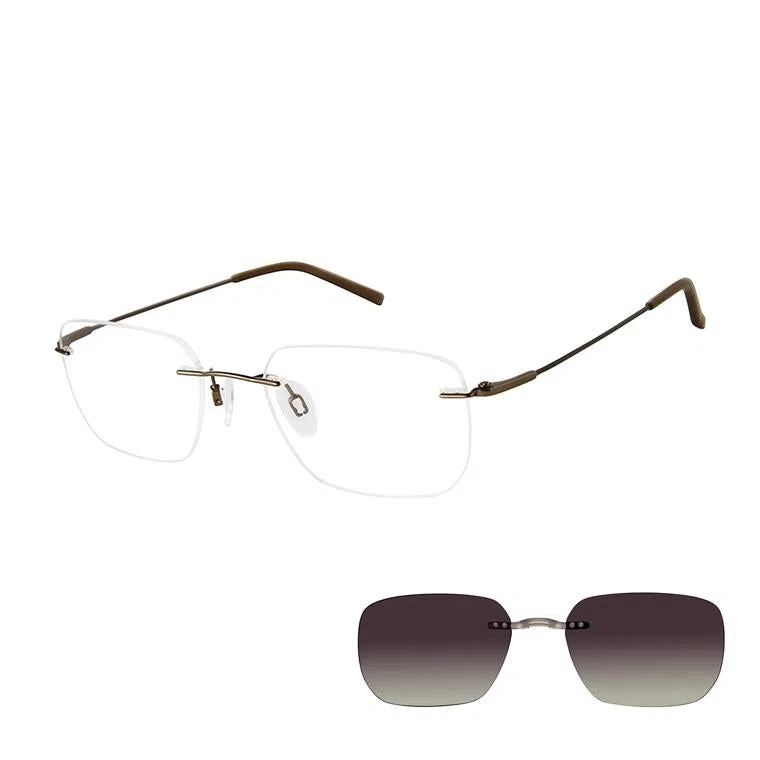 Charmant Pressure Mount TI29127 Eyeglasses - view 2